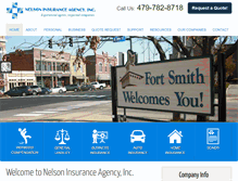 Tablet Screenshot of nelsonins.com